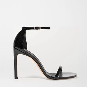 Stuart Weitzman patent sandal